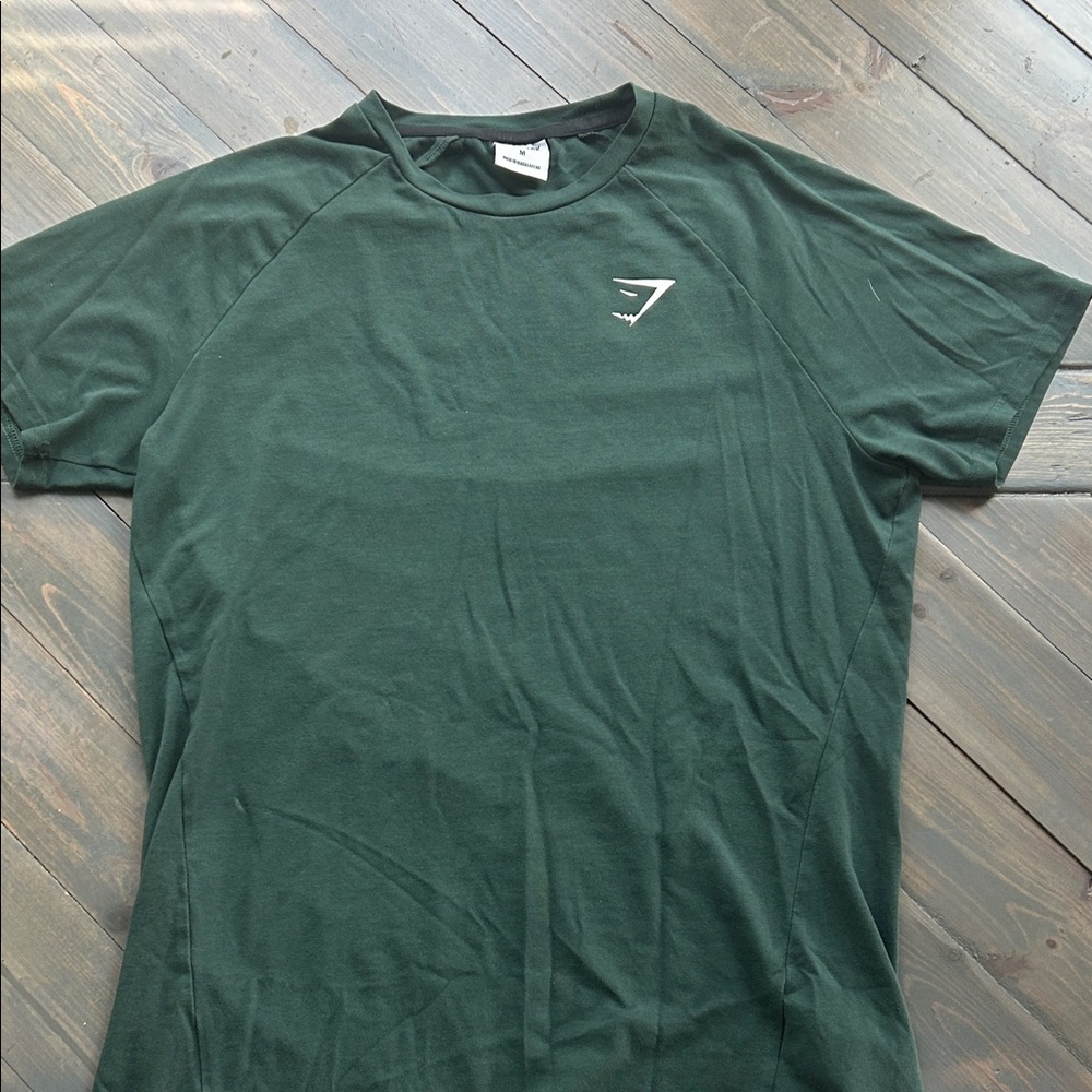 Gymshark Short Sleeve Crew Tee - Forest Green